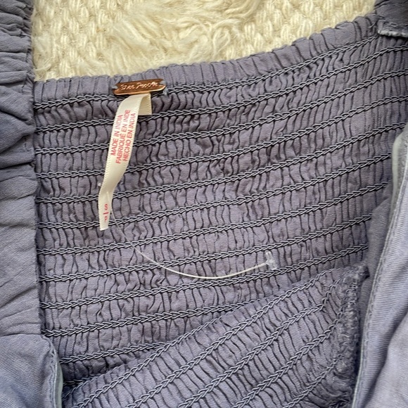 New Free People Sundrenched Puff Sleeve Maxi Dress - Picture 6 of 7